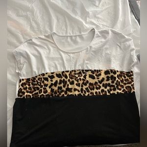 XL Shien Cheetah Print T-Shirt